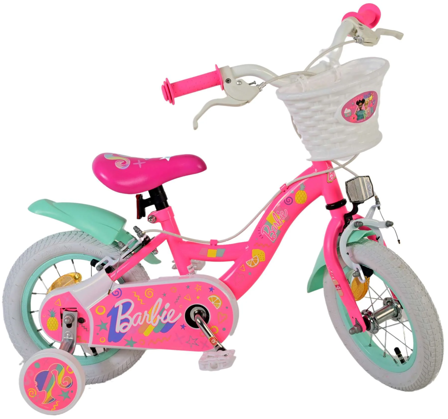 Barbie Kinderfiets - Meisjes - 12 inch - Roze - Twee Handremmen OUTLET - Image 13