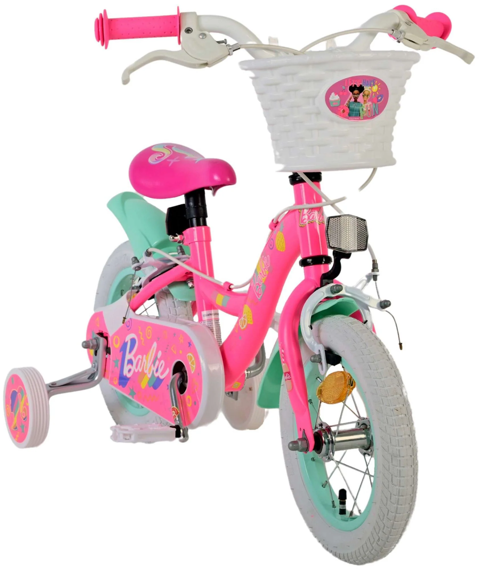 Barbie Kinderfiets - Meisjes - 12 inch - Roze - Twee Handremmen OUTLET - Image 9