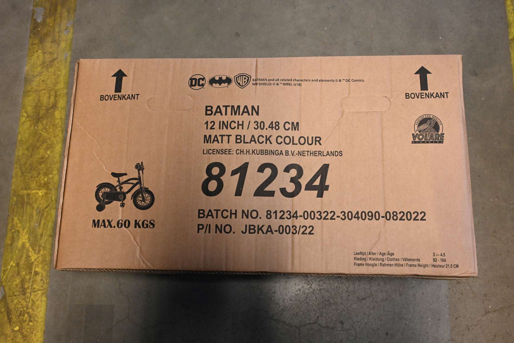 Batman Kinderfiets - Jongens - 12 inch - Zwart - Image 15