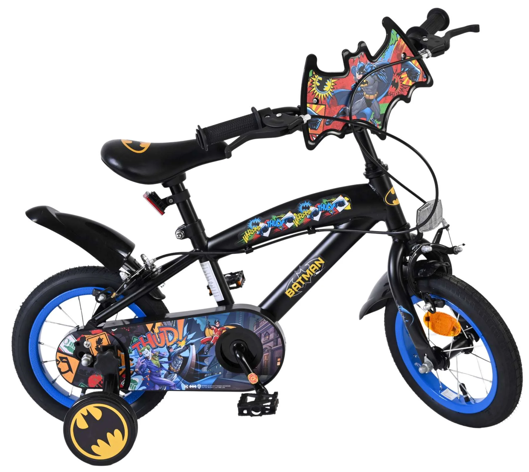 Batman Kinderfiets - Jongens - 12 inch - Zwart - Twee handremmen - Image 10