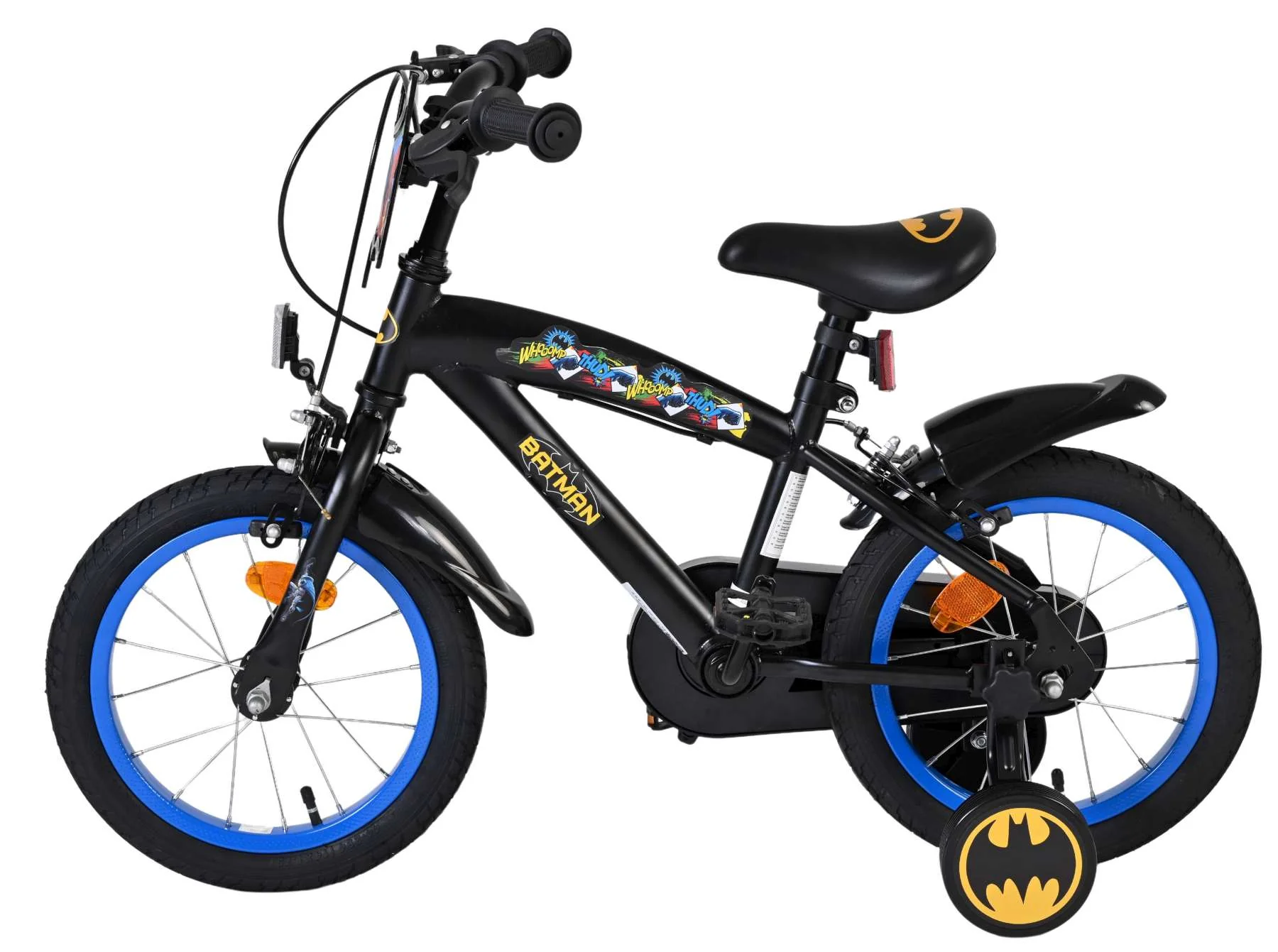 Batman Kinderfiets - Jongens - 14 inch - Zwart - Twee handremmen - Image 7