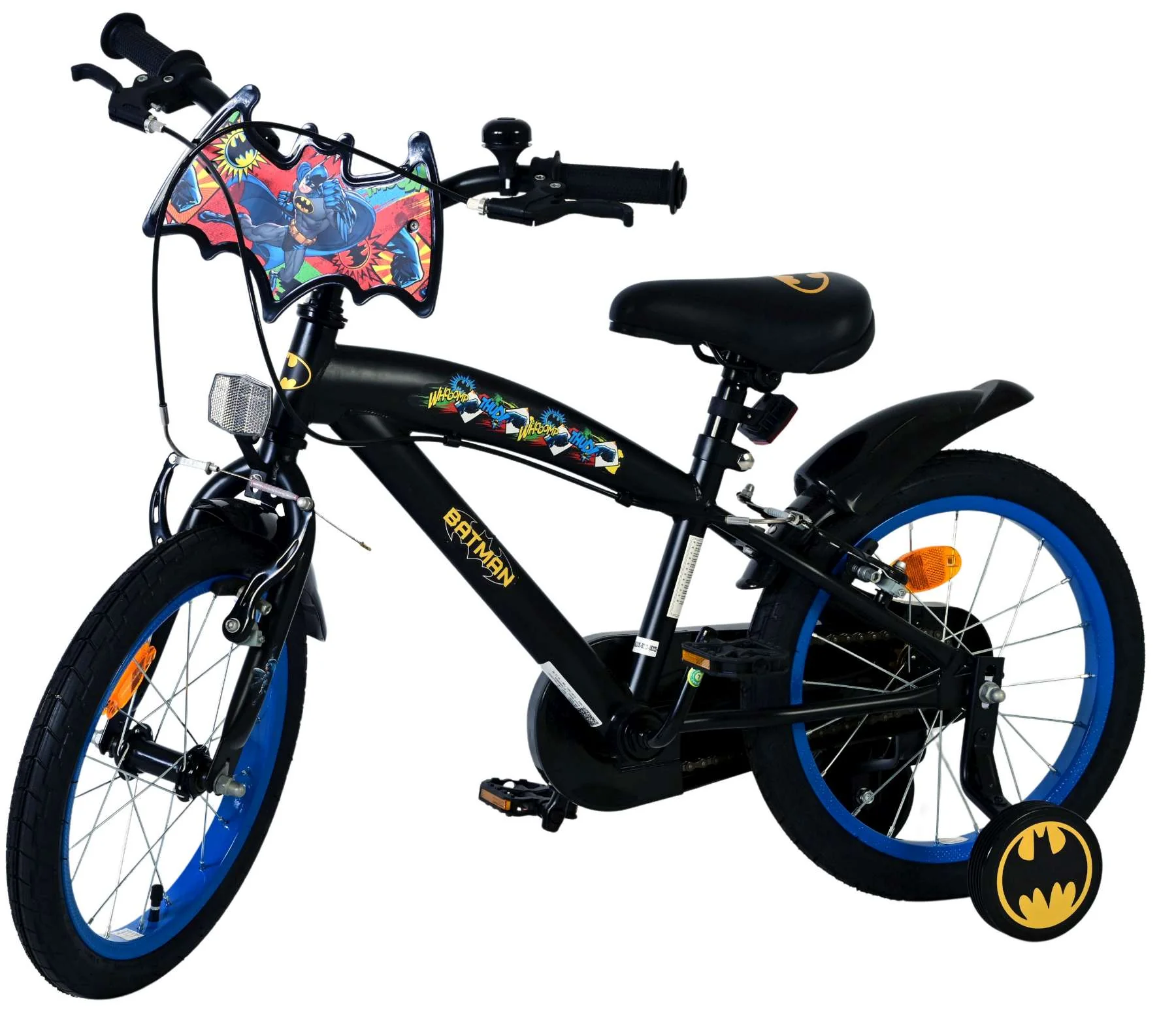 Batman Kinderfiets - Jongens - 16 inch - Zwart - 2 handremmen - Image 8