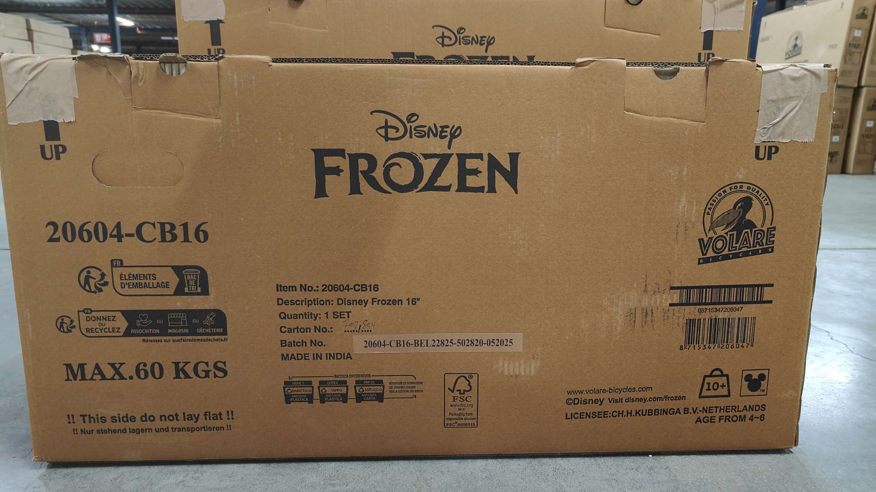 Disney Frozen 2 Kinderfiets - Meisjes - 16 inch - Blauw/Paars OUTLET - Image 13
