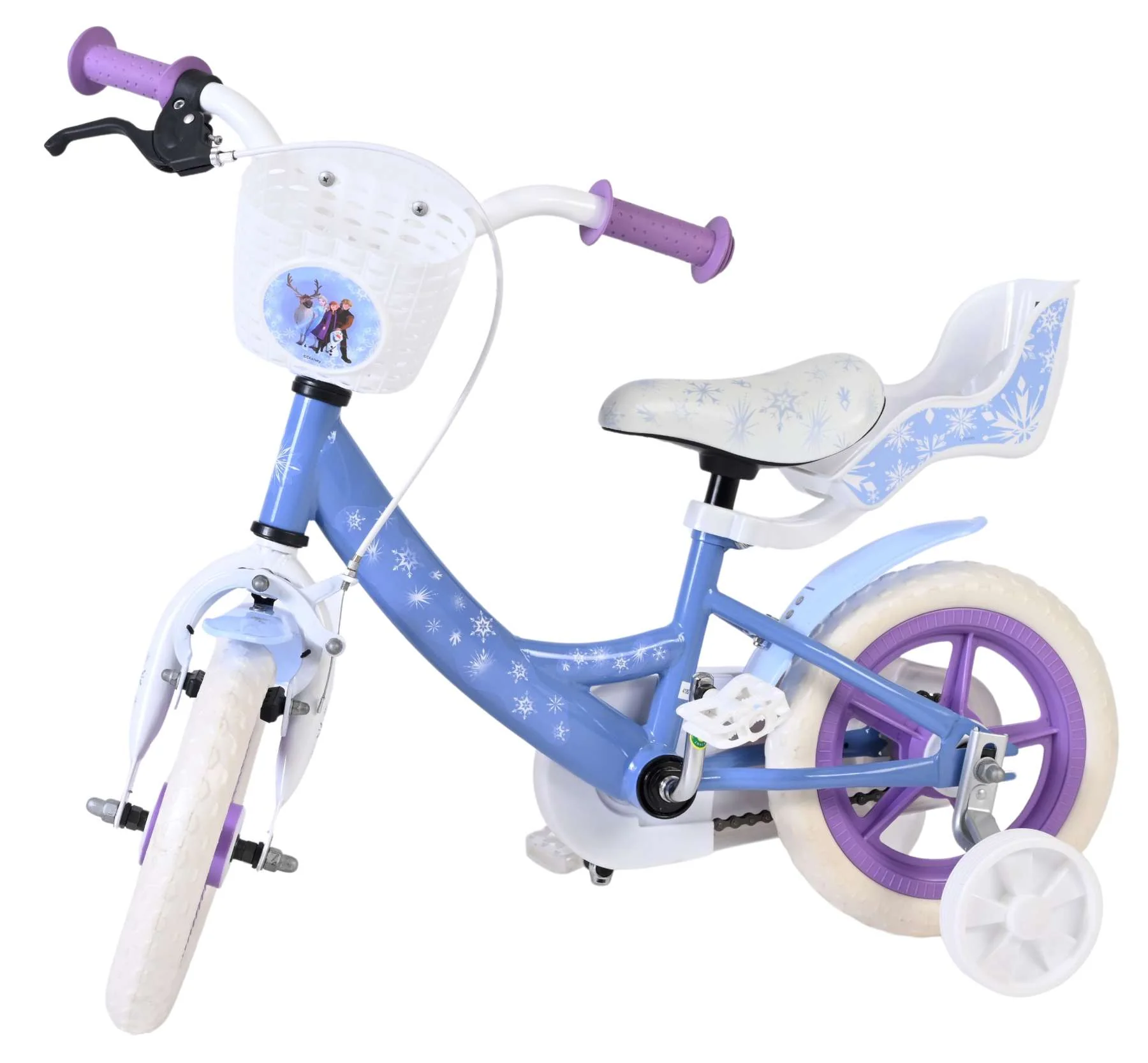 Disney Frozen Kinderfiets - Meisjes - Mag Wheels - 12 inch - Blauw OUTLET - Image 8