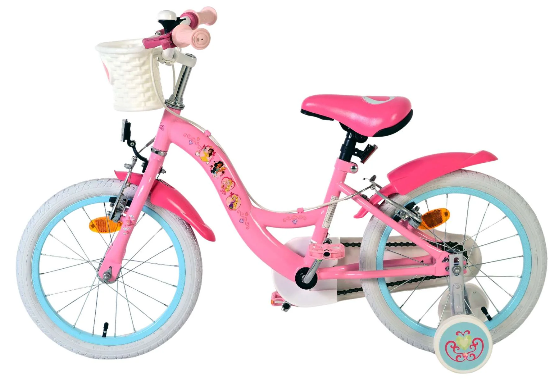 Disney Princess Kinderfiets - Meisjes - 16 inch - Roze - Twee Handremmen - Image 7