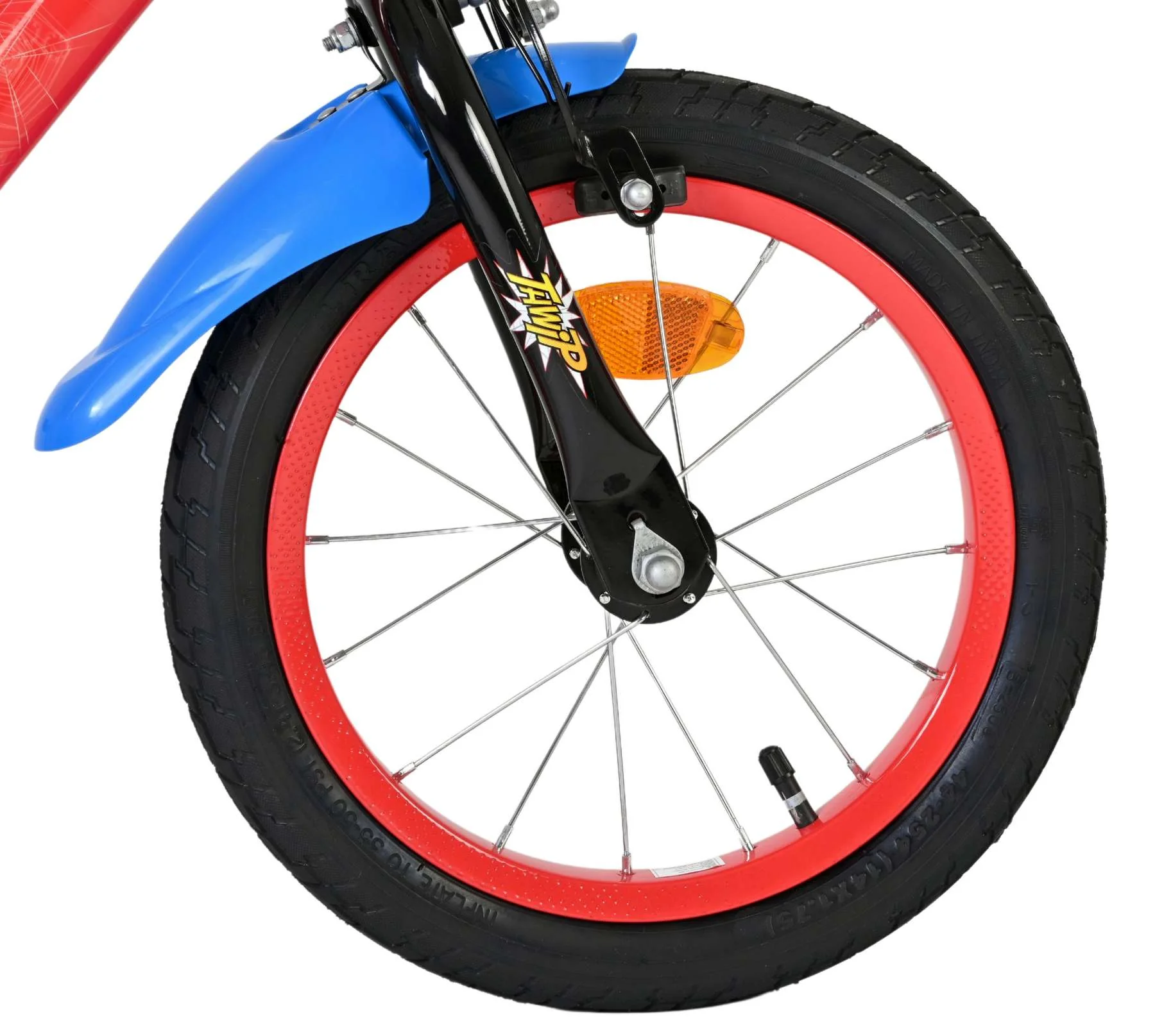 Marvel Spider-Man Kinderfiets - Jongens - 14 inch - Rood/Blauw OUTLET - Image 3