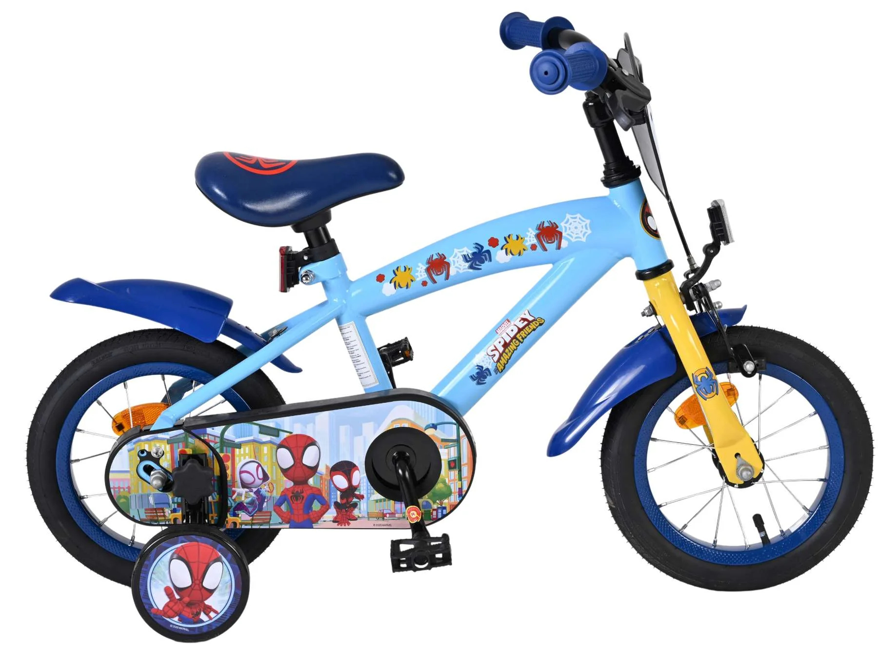 Spidey Kinderfiets - Jongens - 12 inch - Blauw OUTLET