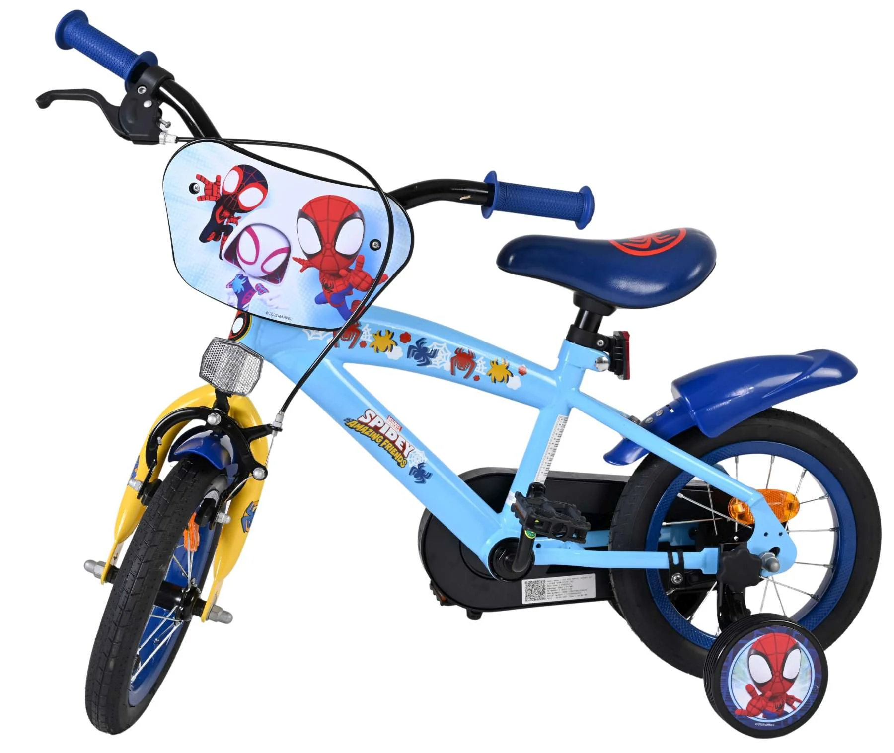 Spidey Kinderfiets - Jongens - 12 inch - Blauw OUTLET - Image 8