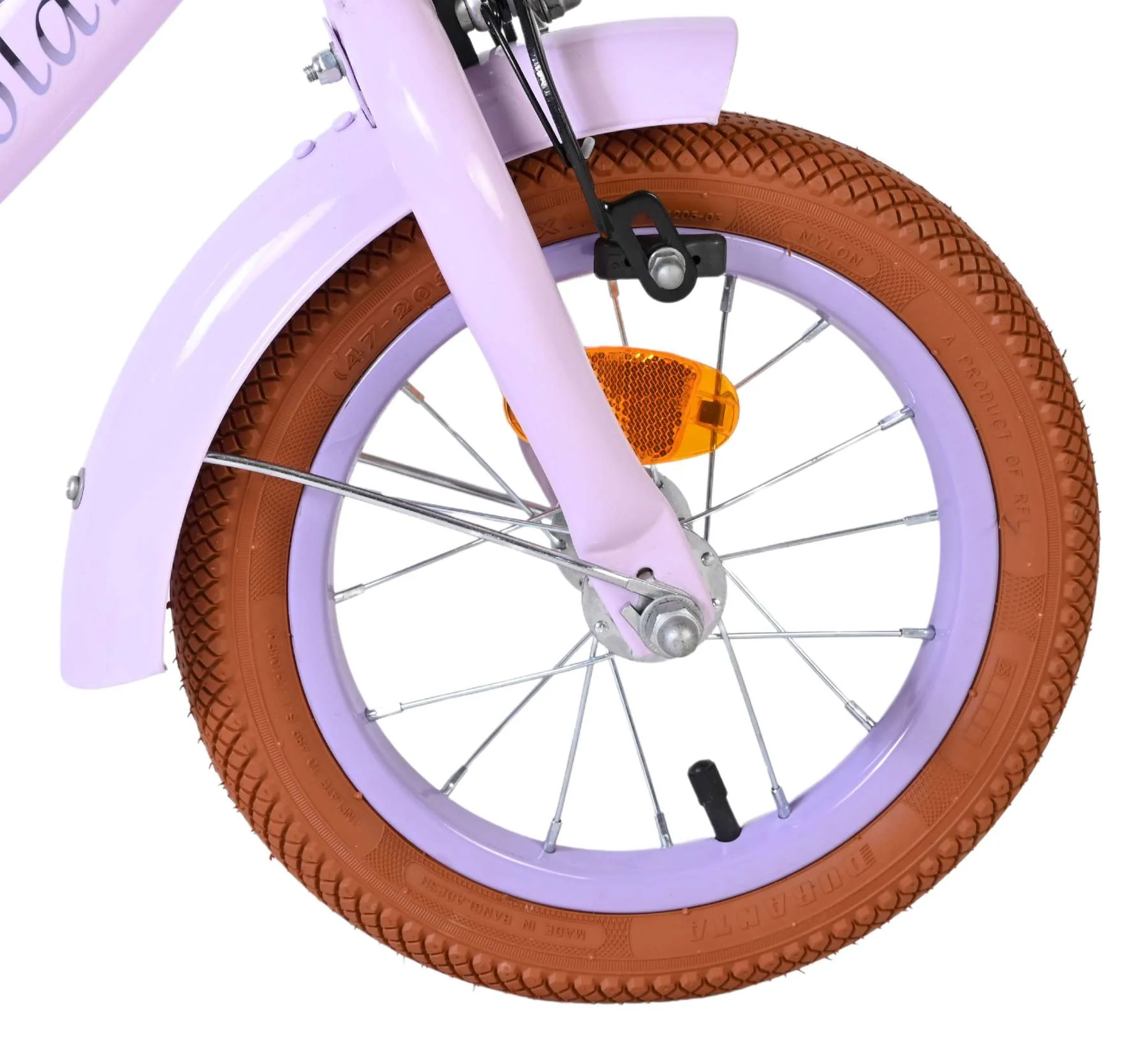 Volare Ashley Kinderfiets - Meisjes - 12 inch - Lila - Twee handremmen - Image 3