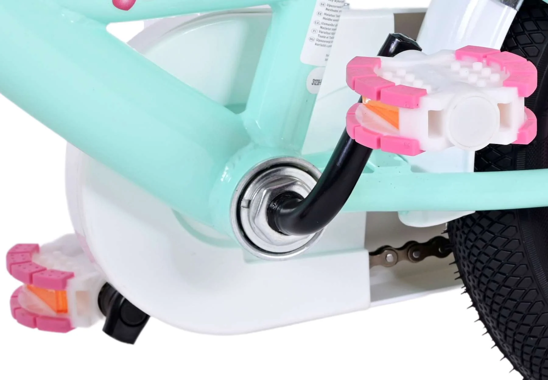 Volare Ashley Kinderfiets - Meisjes - 12 inch - Groen OUTLET - Image 5