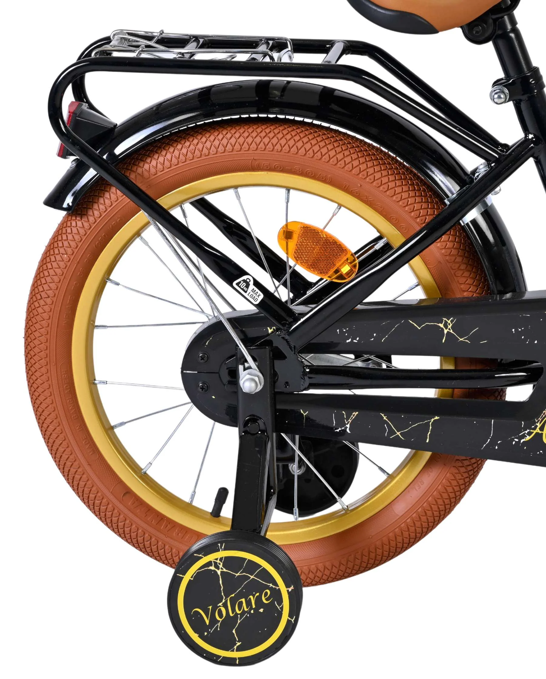 Volare Ashley Kinderfiets - Meisjes - 16 inch - Zwart - Image 2