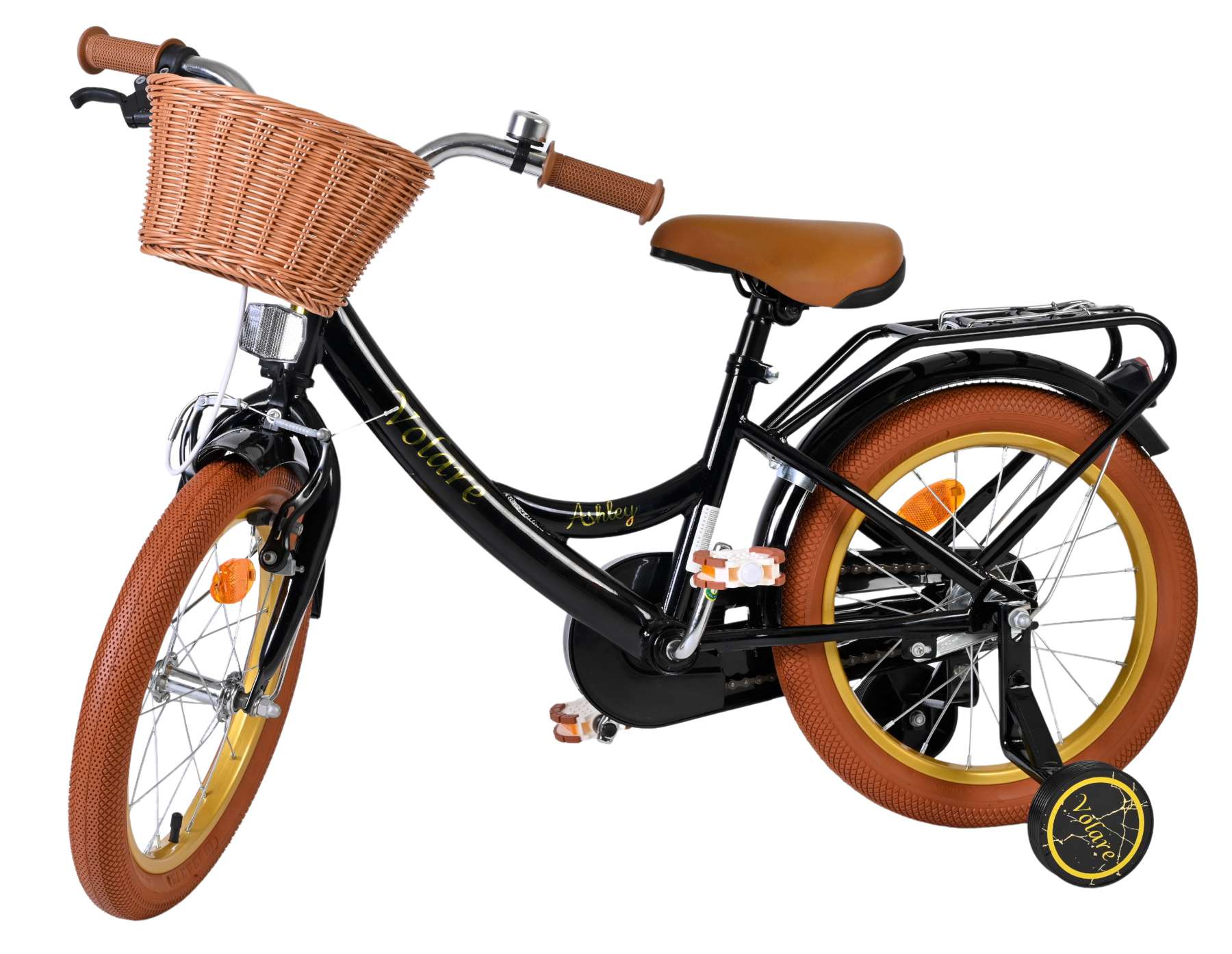 Volare Ashley Kinderfiets - Meisjes - 16 inch - Zwart - Image 8