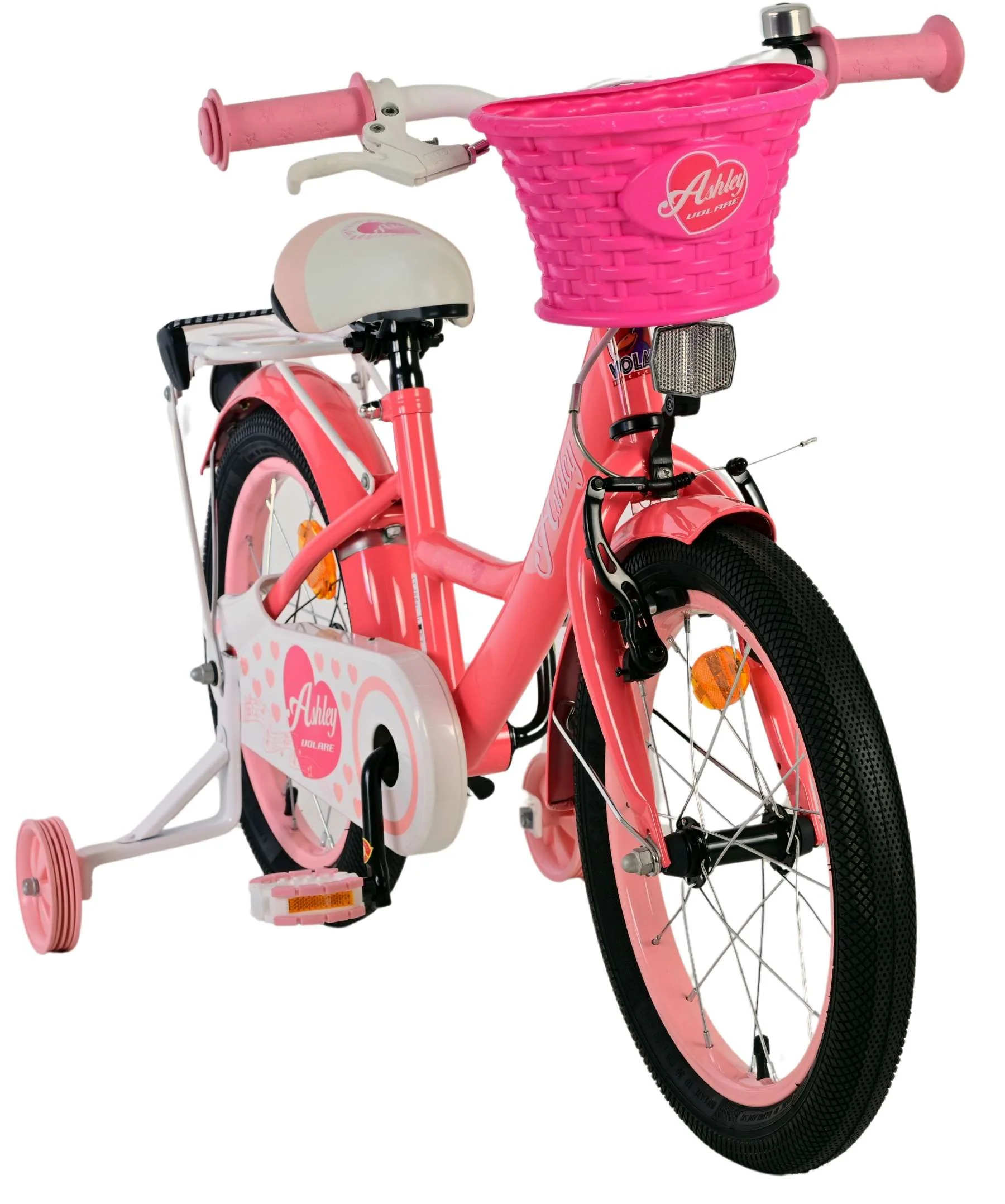 Volare Ashley Kinderfiets - Meisjes - 16 inch - Roze/Rood - Image 6