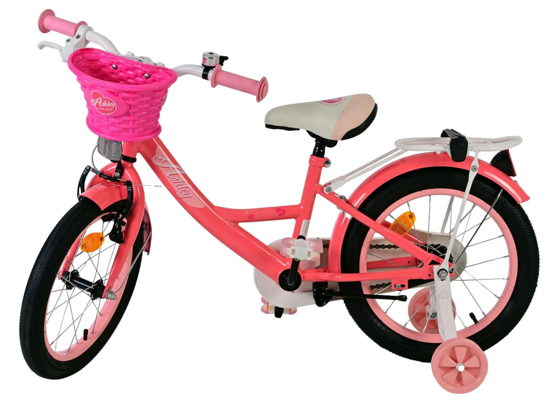 Volare Ashley Kinderfiets - Meisjes - 16 inch - Roze/Rood - Image 9