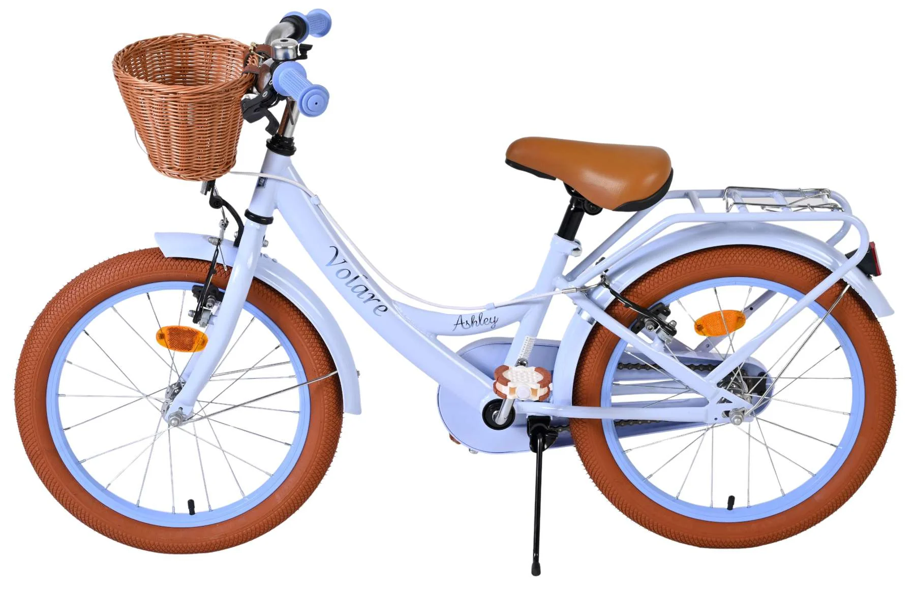 Volare Ashley Kinderfiets - Meisjes - 18 inch - Pastel Blauw - Twee handremmen - Image 7
