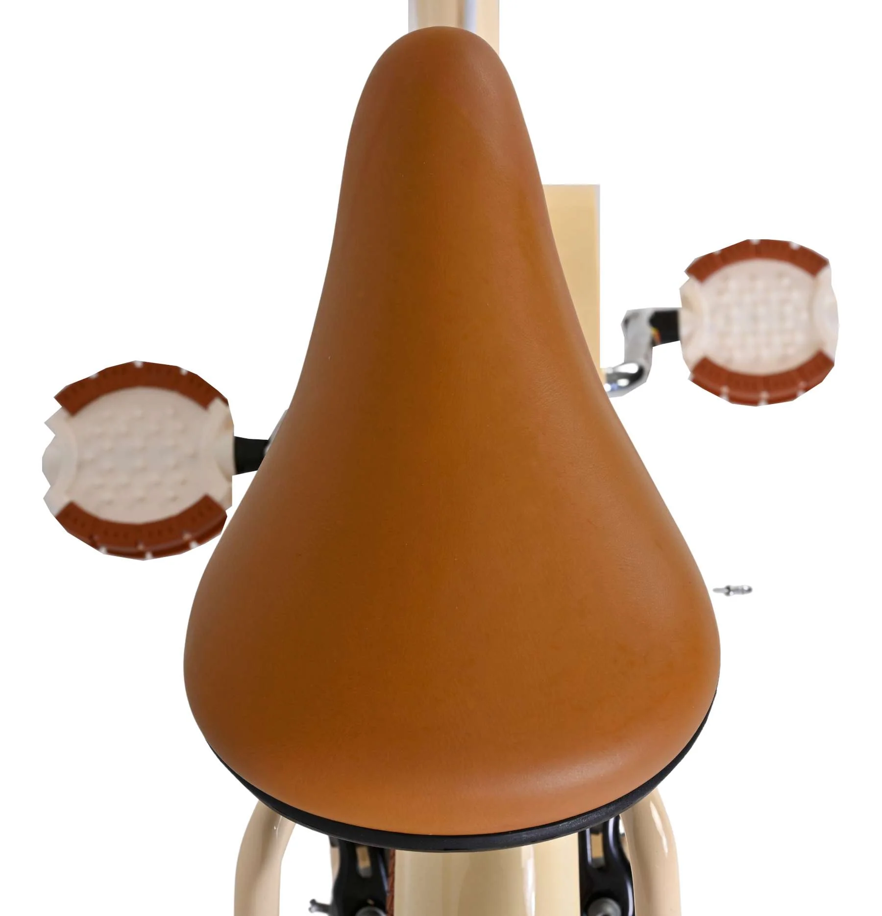 Volare Ashley Kinderfiets - Meisjes - 18 inch - Creme - Twee handremmen - Image 4