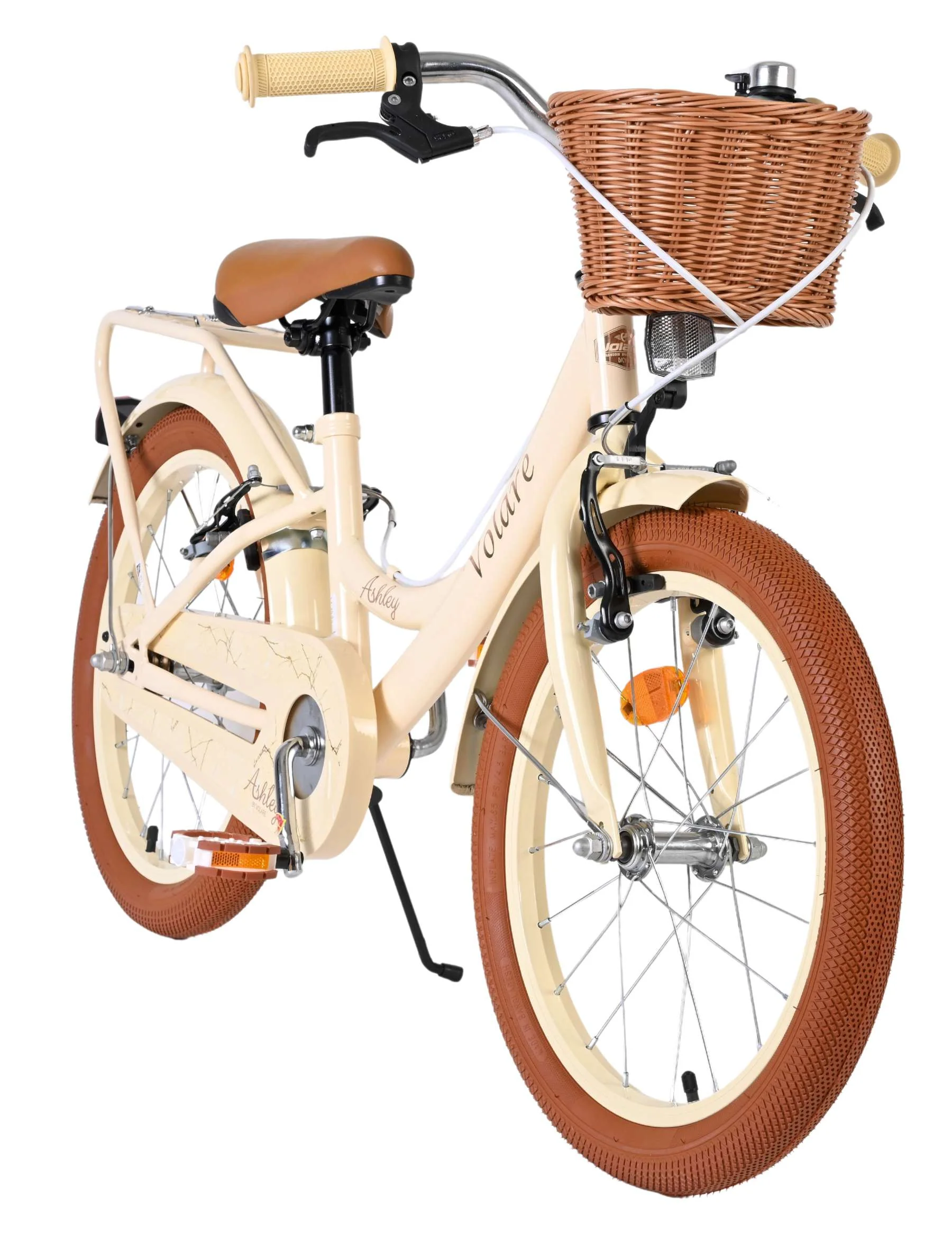 Volare Ashley Kinderfiets - Meisjes - 18 inch - Creme - Twee handremmen - Image 5
