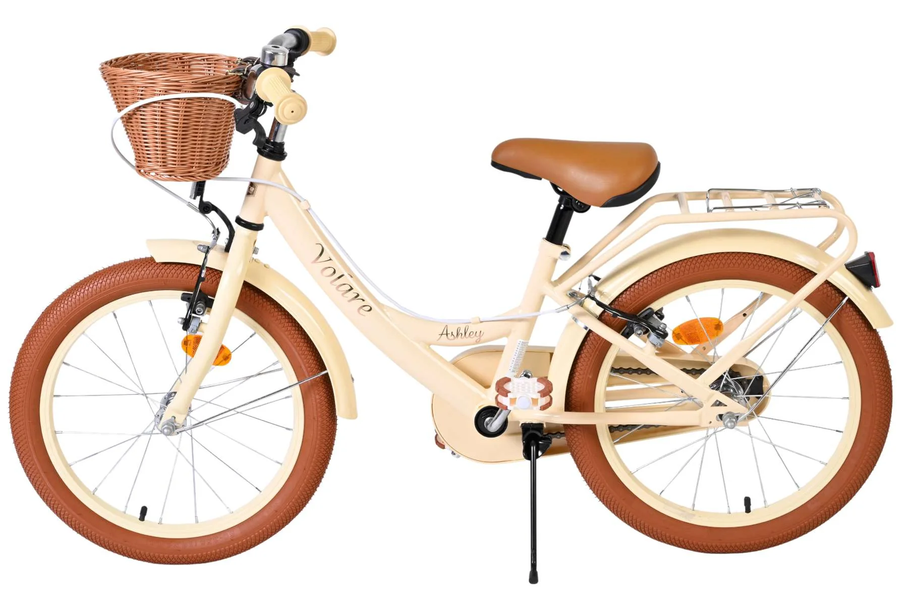 Volare Ashley Kinderfiets - Meisjes - 18 inch - Creme - Twee handremmen - Image 7
