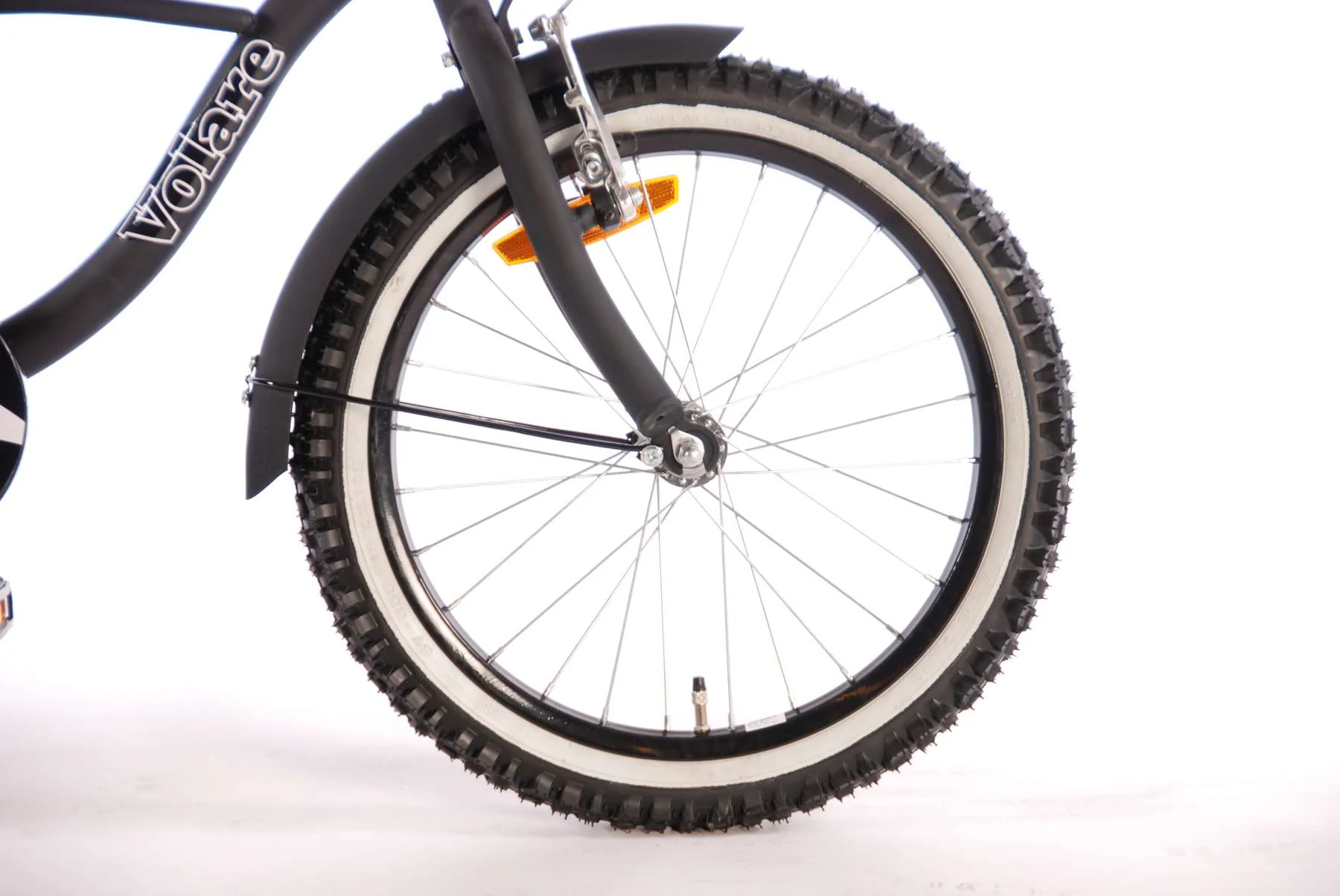 Volare Black Cruiser Kinderfiets - Jongens - 18 inch - Zwart - 95% afgemonteerd - Image 7