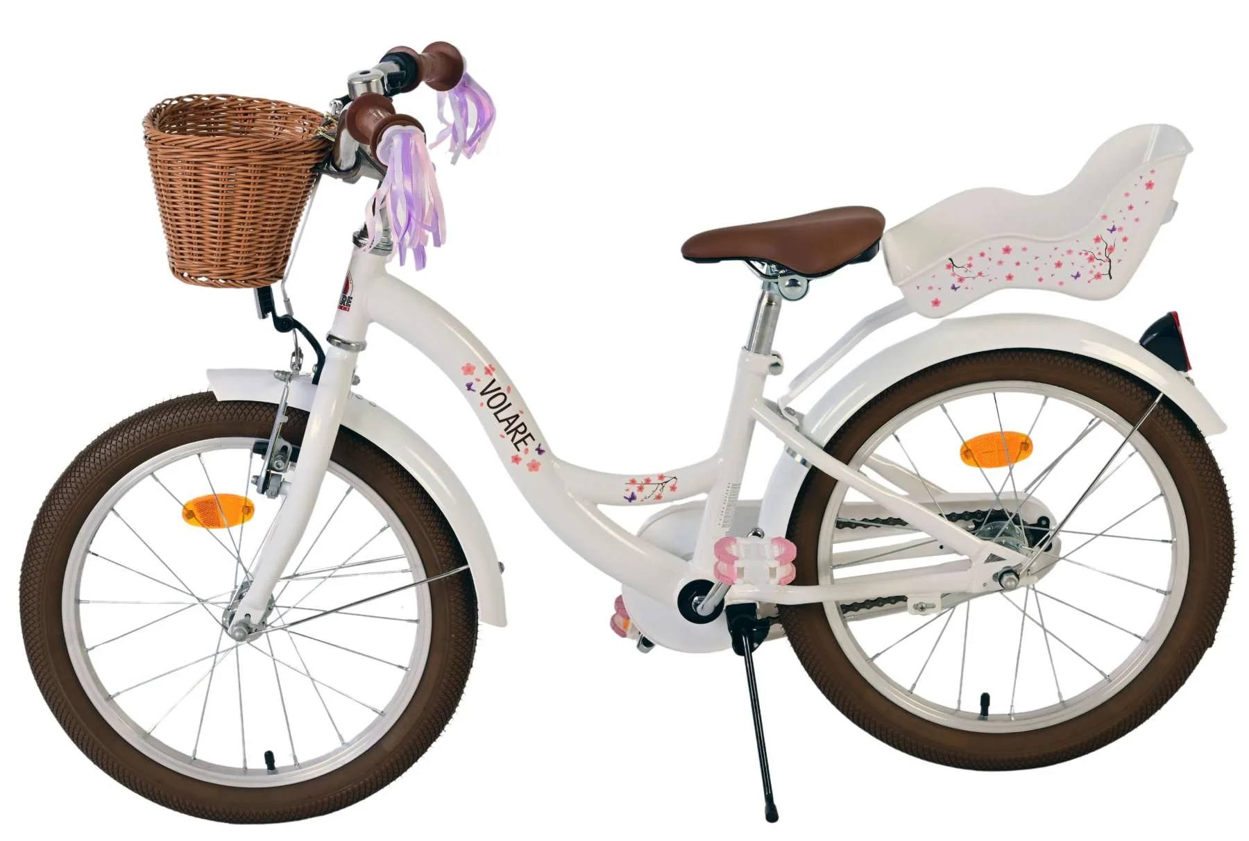 Volare Blossom Kinderfiets - Meisjes - 18 inch - Wit - Image 8