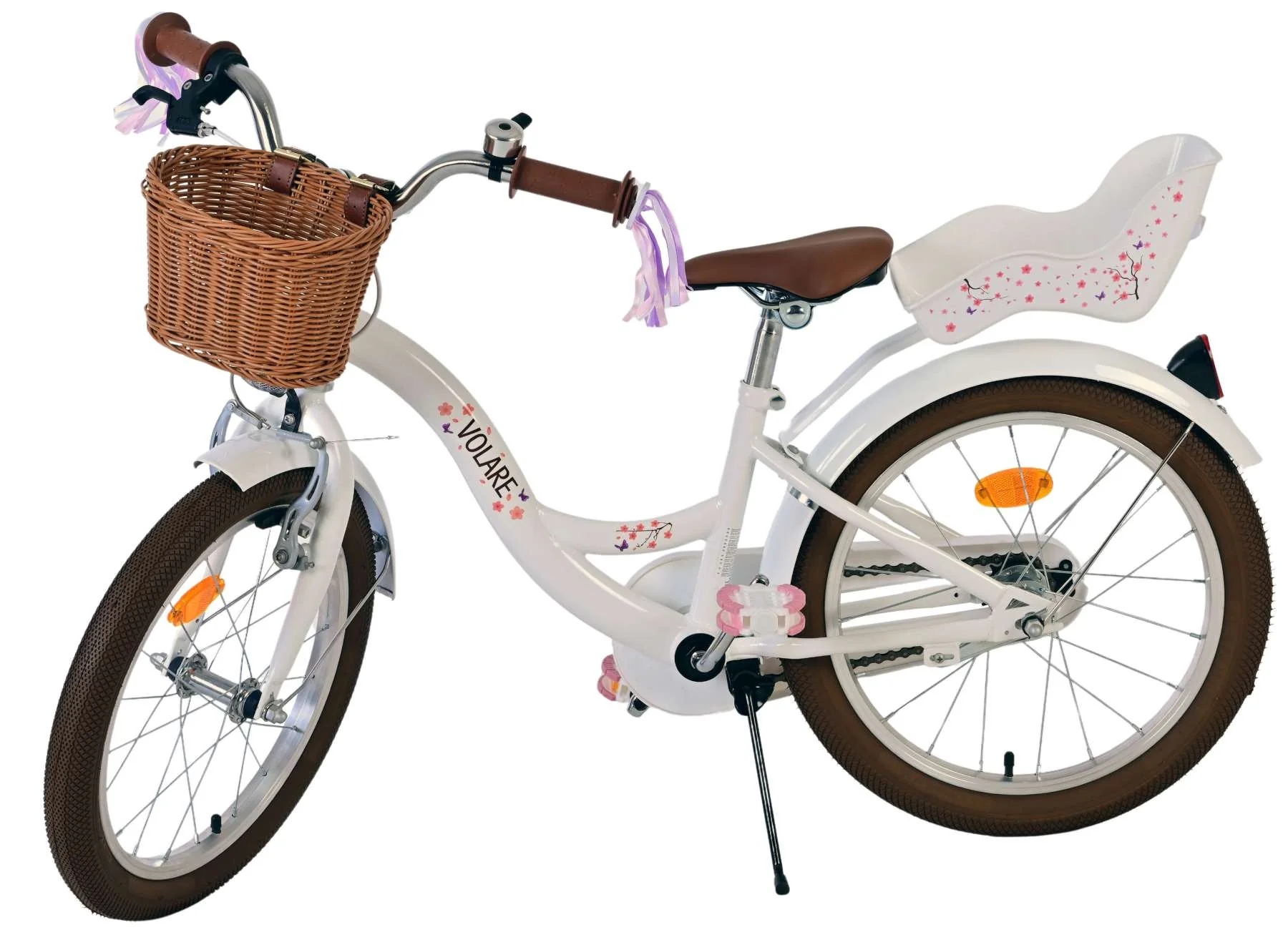 Volare Blossom Kinderfiets - Meisjes - 18 inch - Wit - Image 9