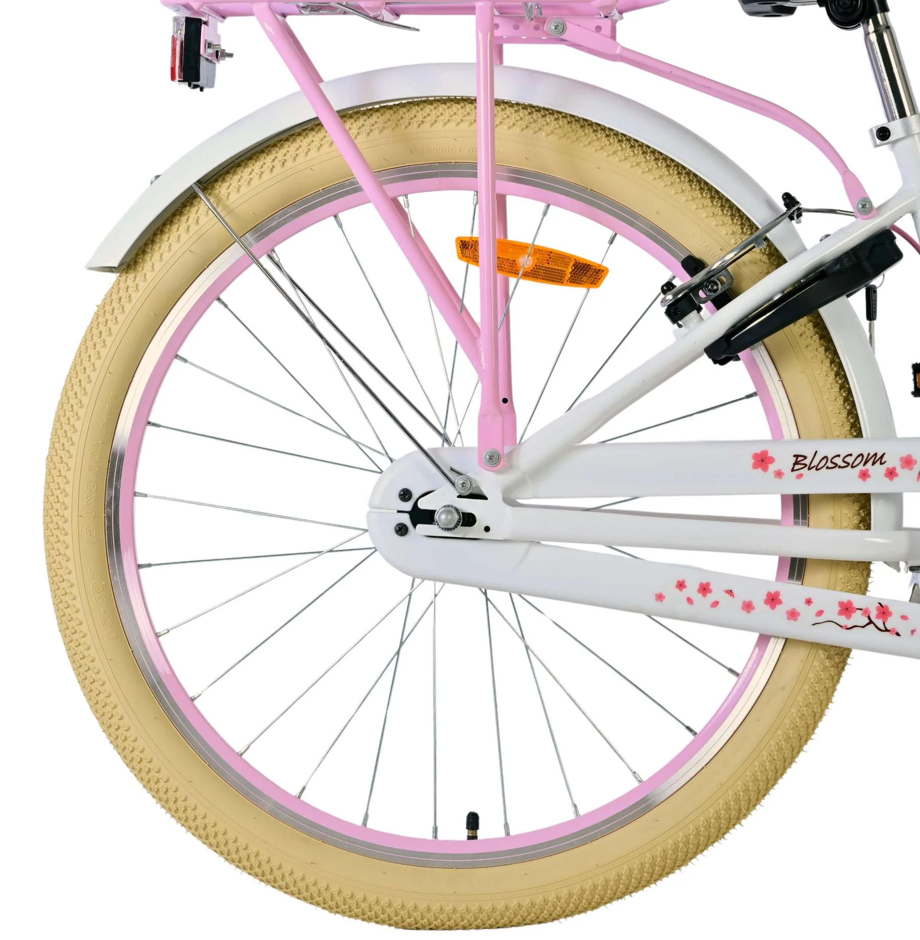 Volare Blossom Kinderfiets - Meisjes - 24 inch - Wit - Twee handremmen OUTLET - Image 2