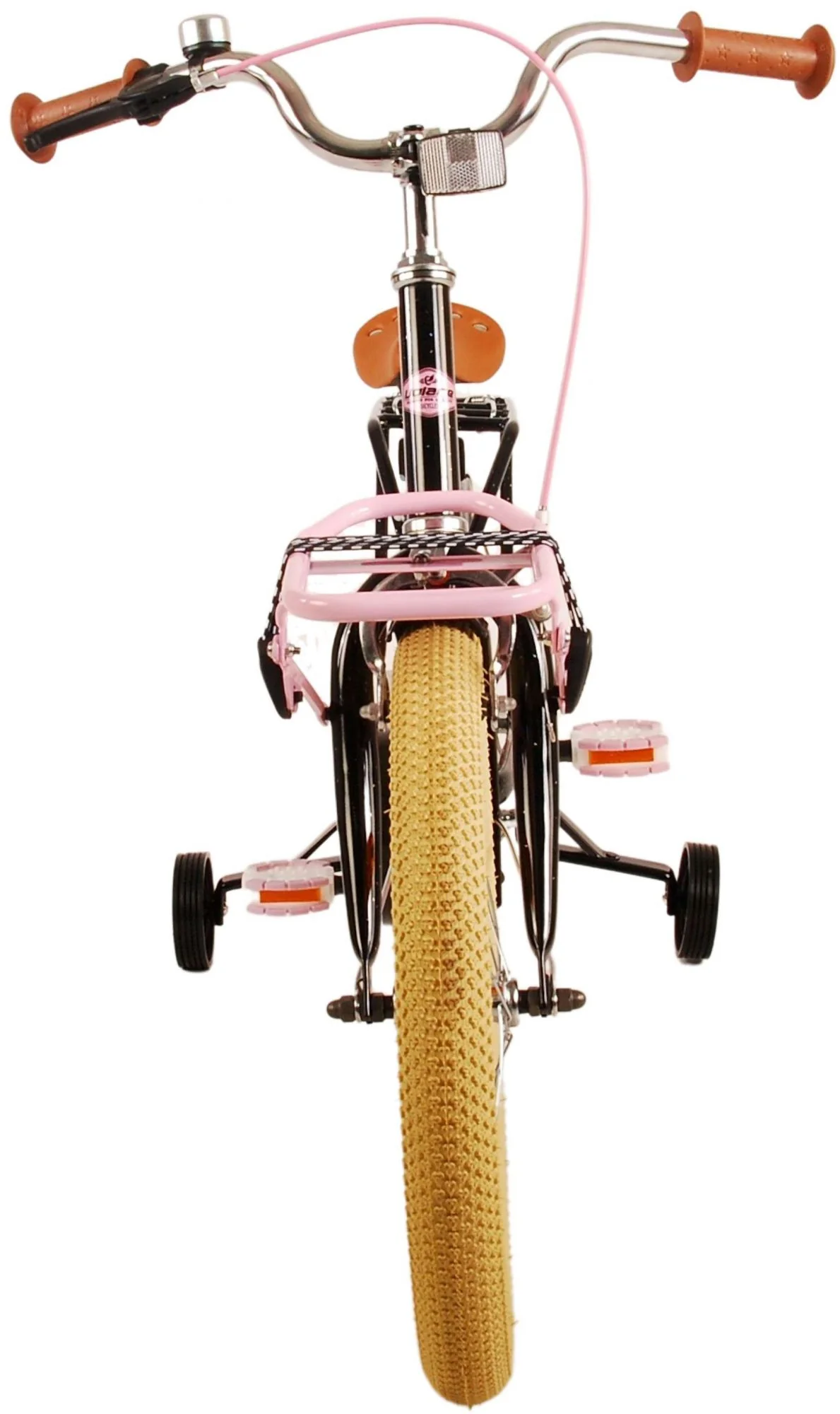 Volare Excellent Kinderfiets - Meisjes - 18 inch - Zwart - 95% afgemonteerd OUTLET - Image 11