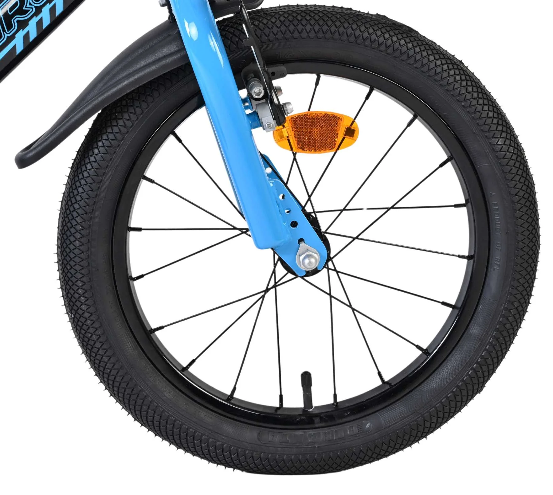 Volare Sportivo Kinderfiets - Jongens - 16 inch - Blauw Zwart - Twee Handremmen - Image 3