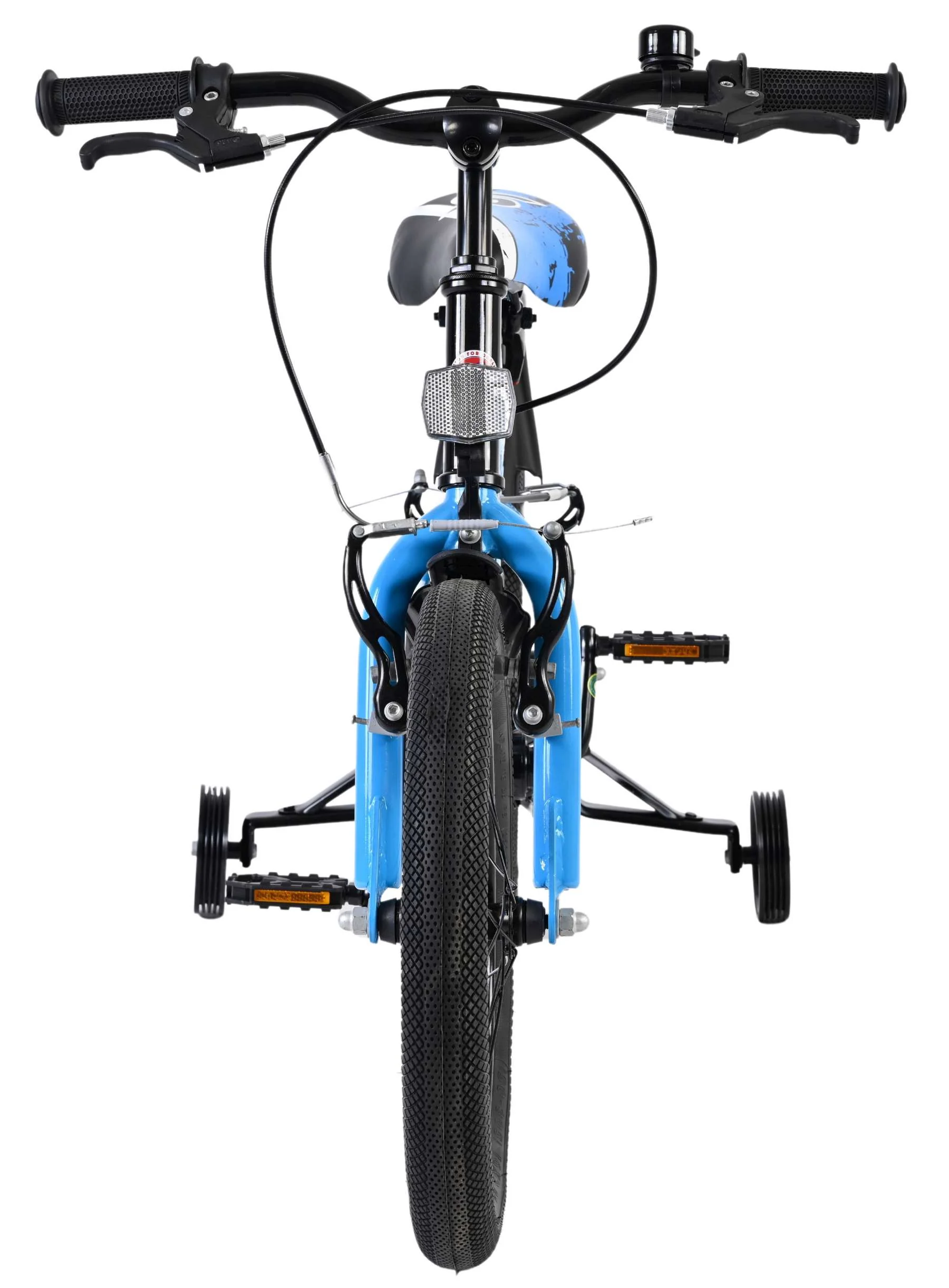 Volare Sportivo Kinderfiets - Jongens - 16 inch - Blauw Zwart - Twee Handremmen - Image 7
