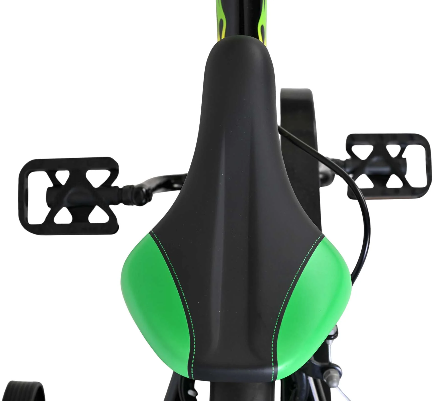 Volare Strike Kinderfiets - Jongens - 12 inch - Zwart Groen - Twee Handremmen - Image 4