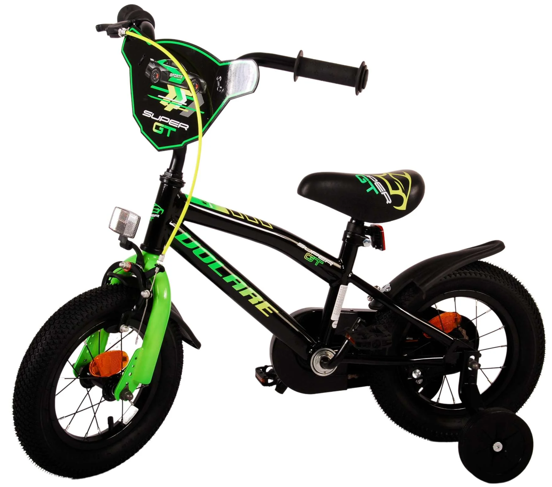Volare Super GT Kinderfiets - Jongens - 12 inch - Groen - Image 14