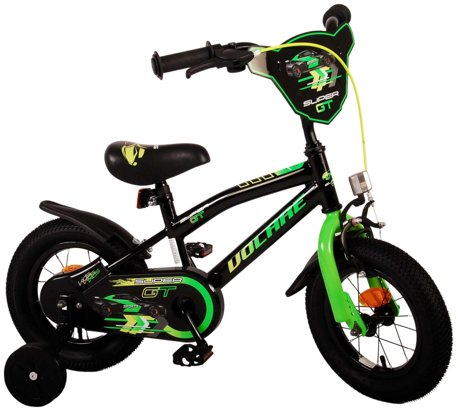 Volare Super GT Kinderfiets - Jongens - 12 inch - Groen - Image 3