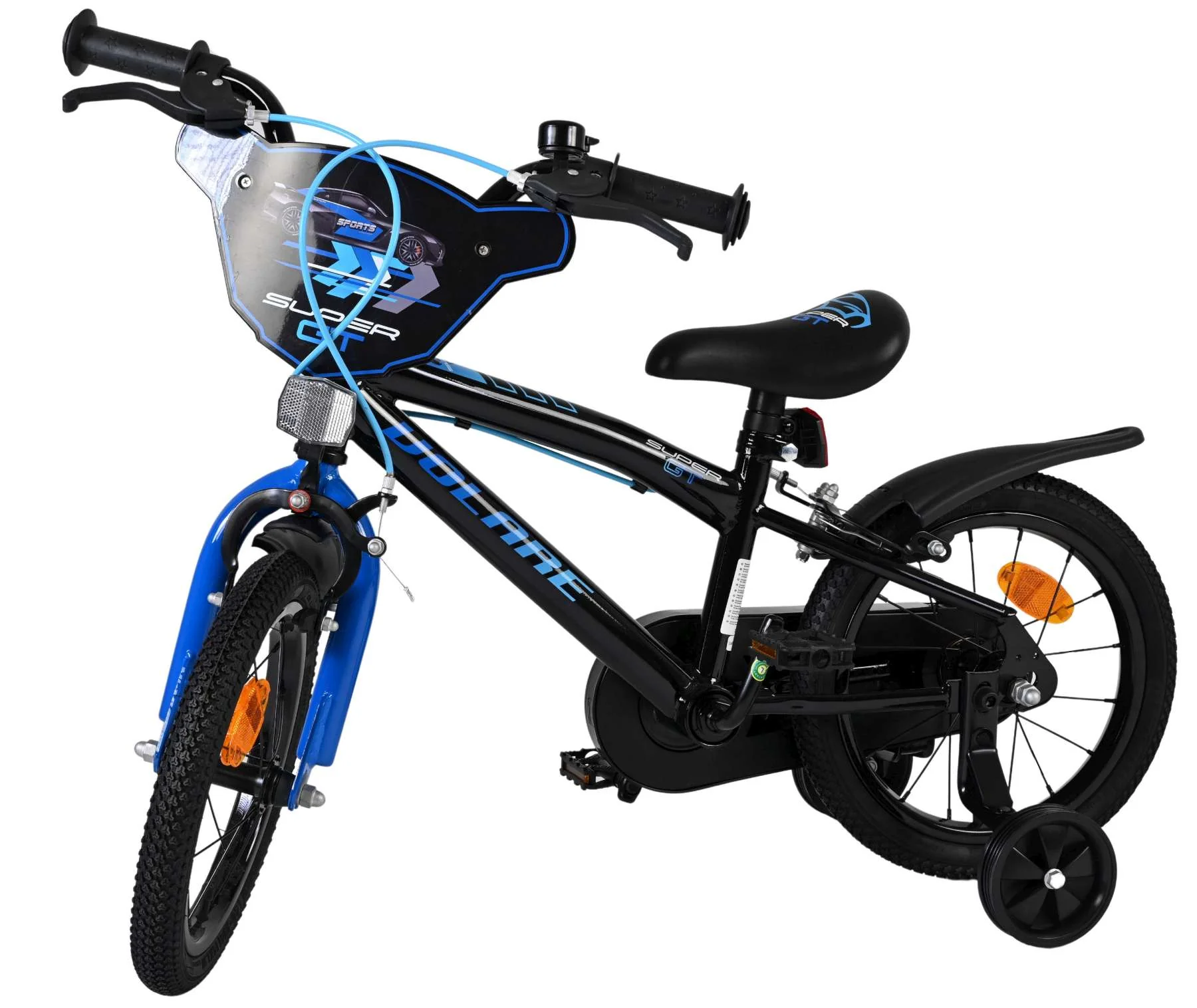 Volare Super GT Kinderfiets - Jongens - 14 inch - Blauw - Twee handremmen - Image 8