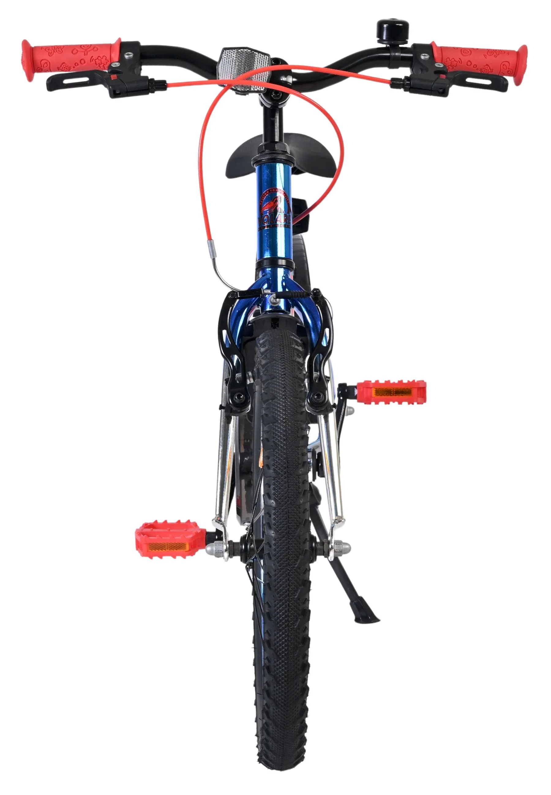 Volare Chrome Kinderfiets - Jongens - 18 inch - Blauw Zilver - Twee handremmen - Image 6