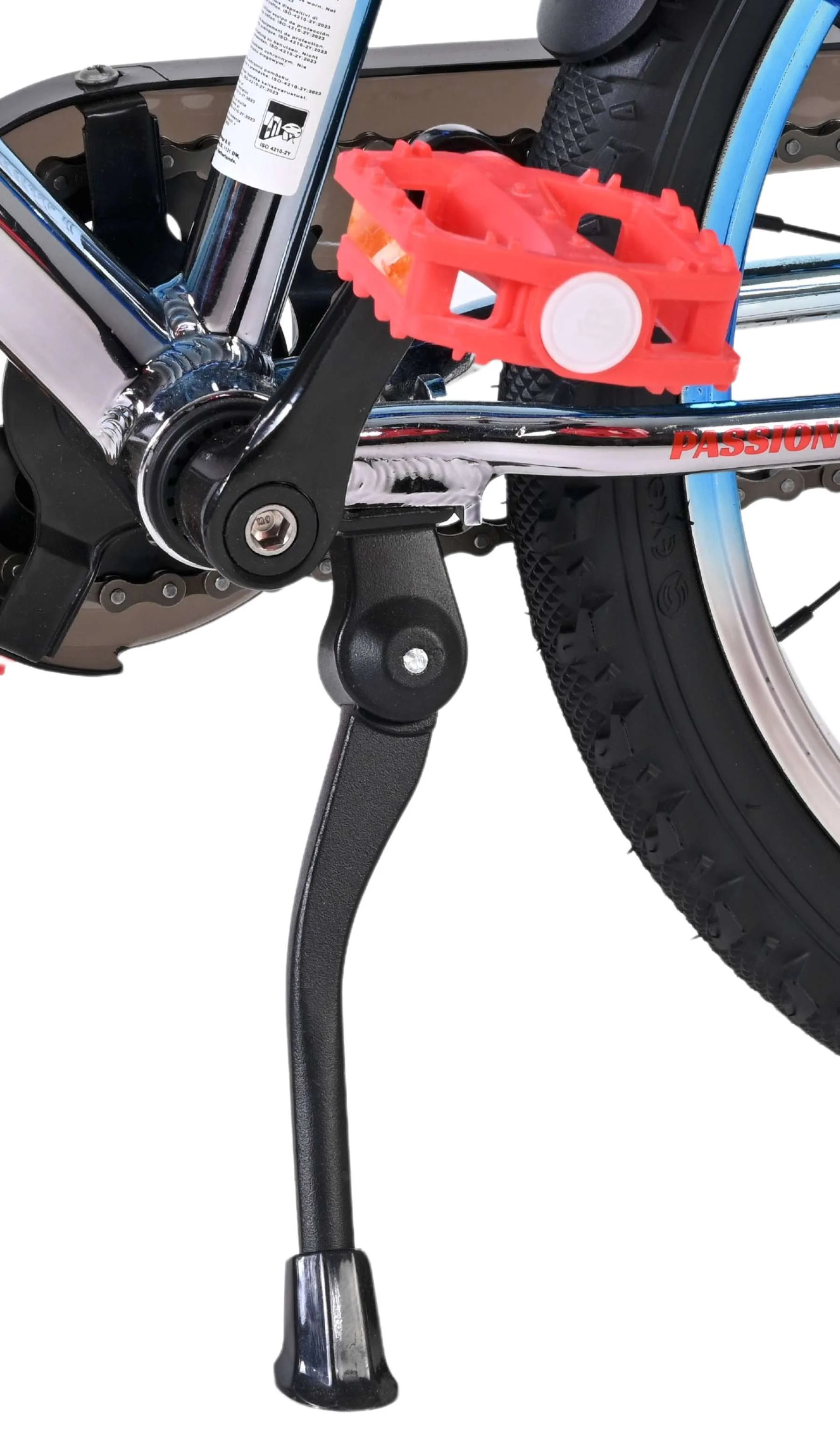 Volare Chrome Kinderfiets - Jongens - 18 inch - Blauw Zilver - Twee handremmen - Image 9