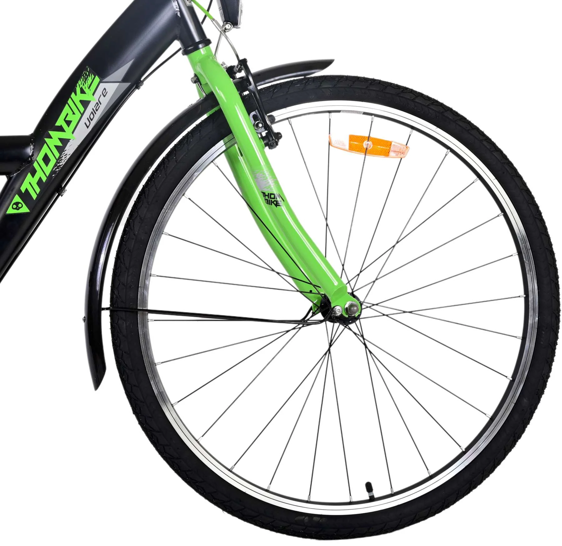 Volare Thombike Kinderfiets - Jongens - 26 inch - Zwart Groen - 3 versnellingen - Image 4