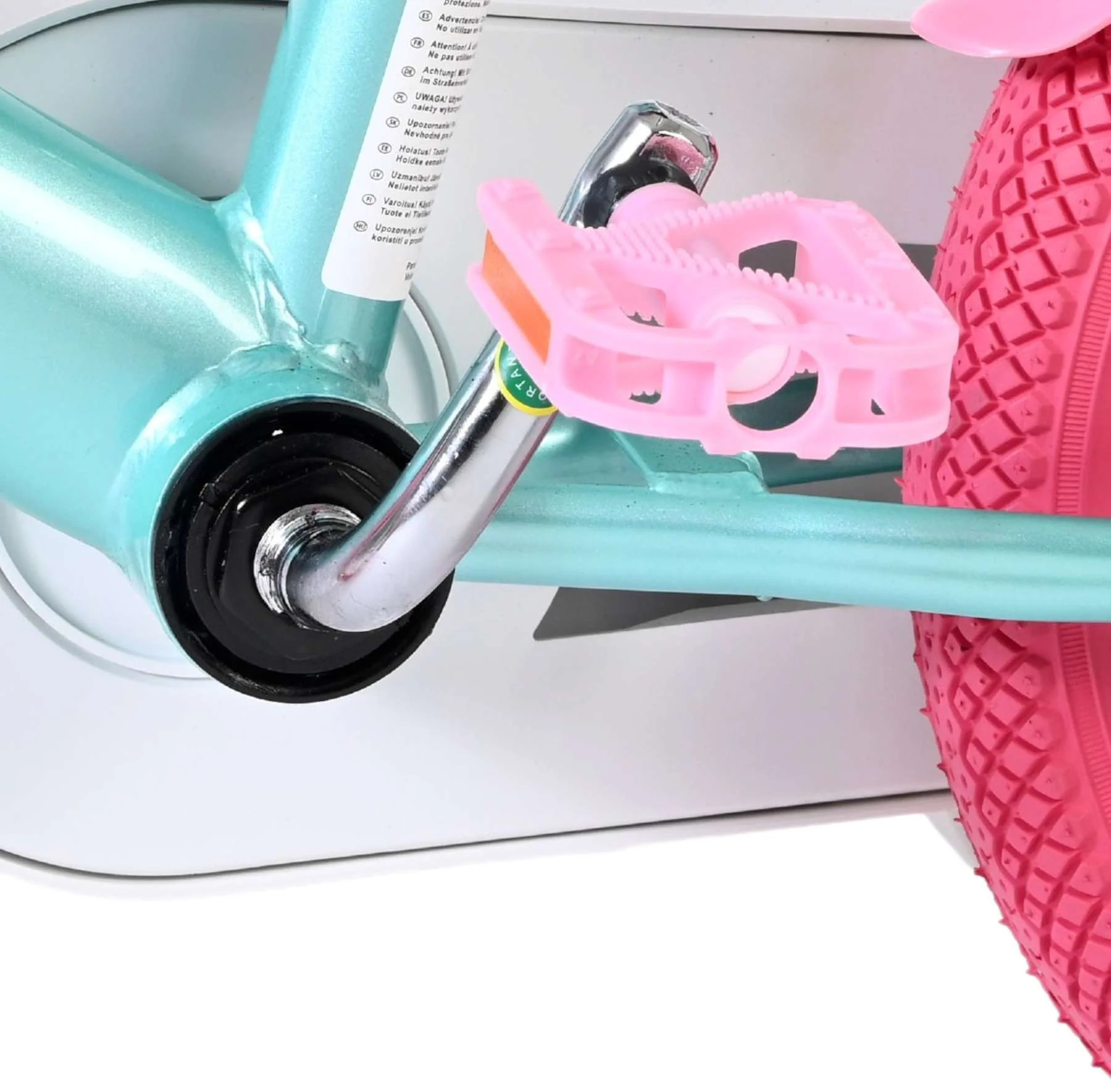 Volare Unicorn Kinderfiets - Meisjes - 12 inch - Groen - Twee handremmen - Image 9
