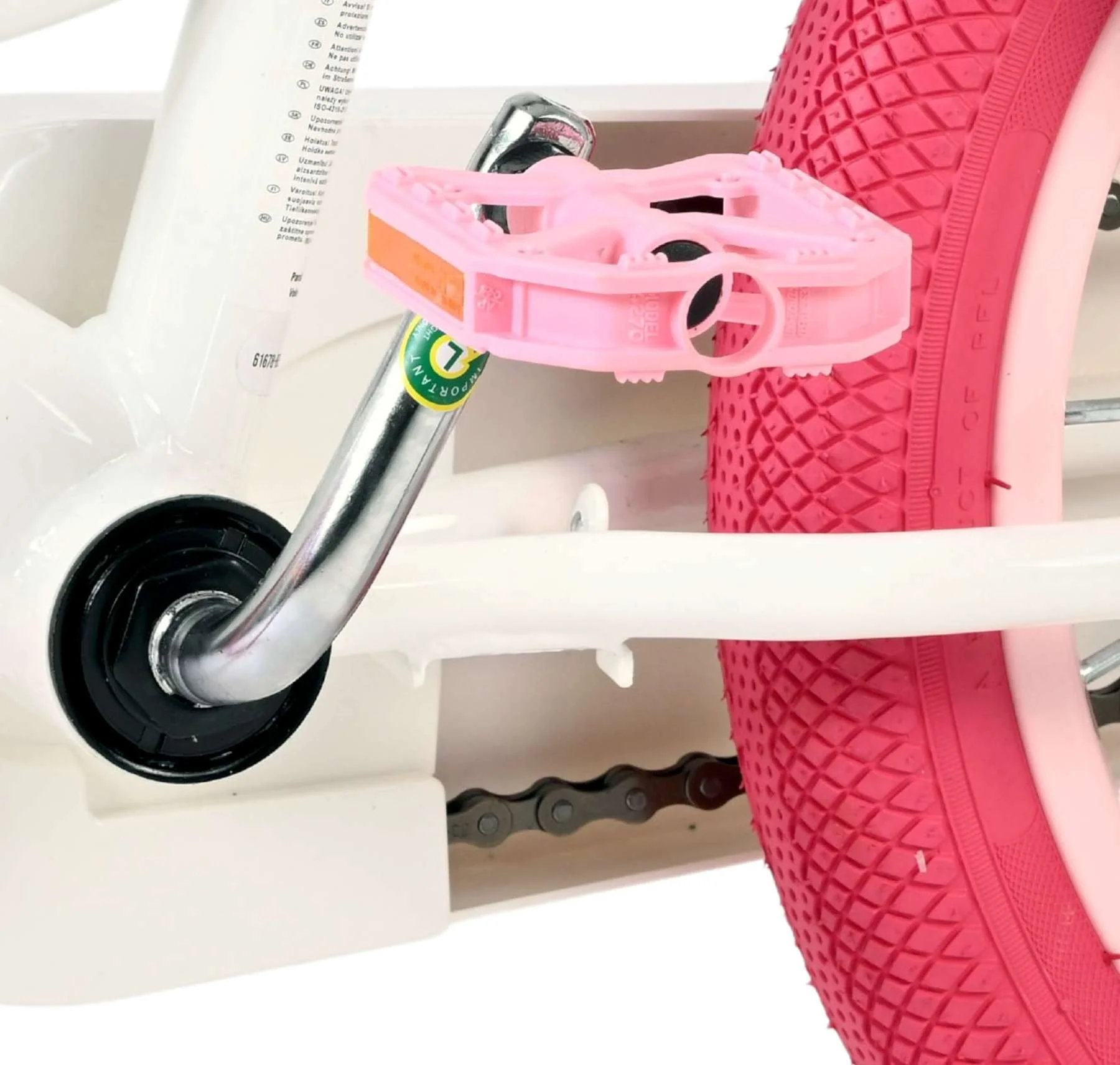 Volare Unicorn Kinderfiets - Meisjes - 16 inch - Wit OUTLET - Image 9